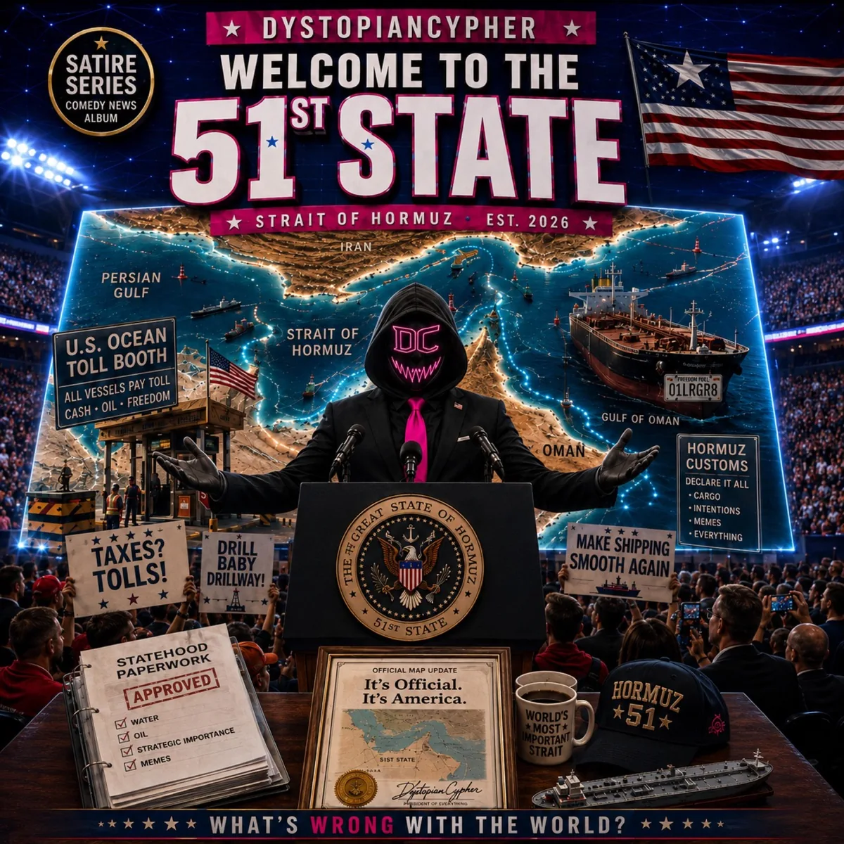 WELCOME TO THE 51st STATE official single artwork
